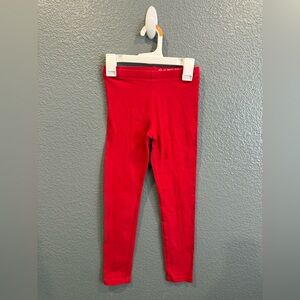 Girls Red Size 7/8 Medium Wonder Nation Active Leggings Yoga Pants Bottoms